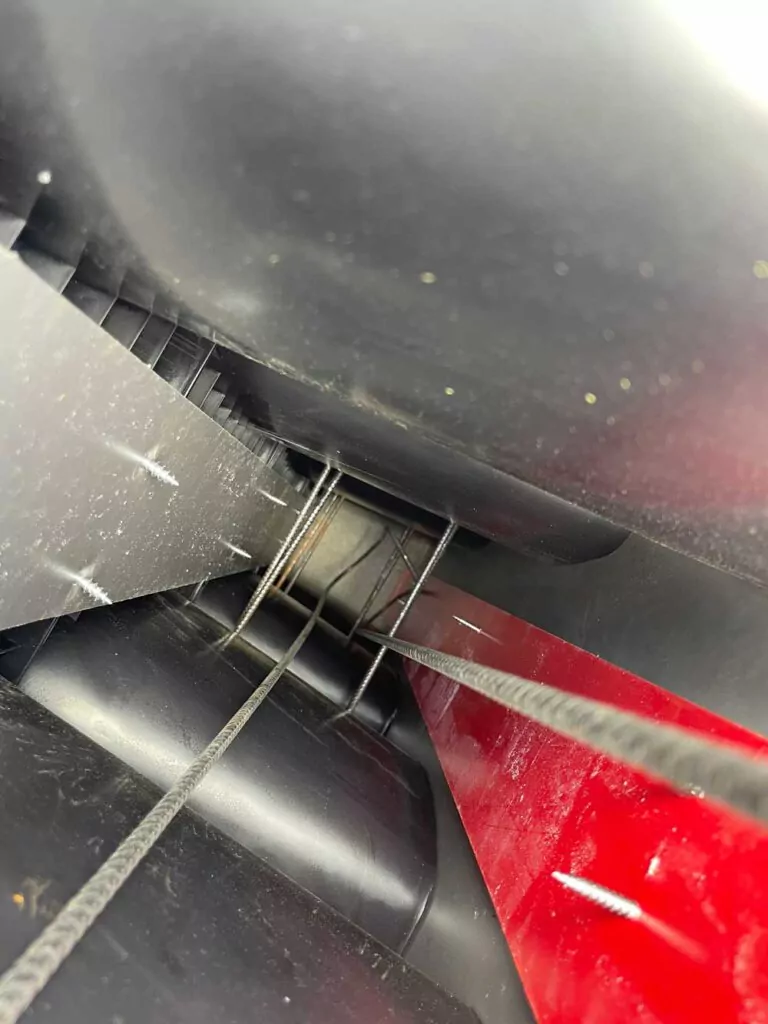 Le ferraillage initial de notre Piscine UNIBEO